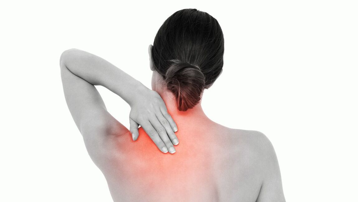 Trápaga osteokondrosiaren sintomak